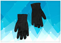 Color negro estático anti modificado para requisitos particulares de los guantes de goma médicos del tamaño cómodo proveedor