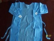 Vestido quirúrgico disponible de la sensación suave, guardapolvos disponibles azules no tóxicos proveedor