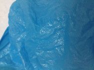 Cubiertas disponibles del chanclo del polietileno del CPE, chanclos plásticos azules con la superficie grabada en relieve proveedor