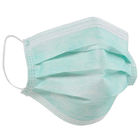 Mascarilla disponible de respiración fácil disponible suave de 3 de la capa de la mascarilla PP del verde proveedor
