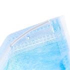 La filtración de tres capas azul disponible respirable de la mascarilla del gancho reduce infecciones proveedor