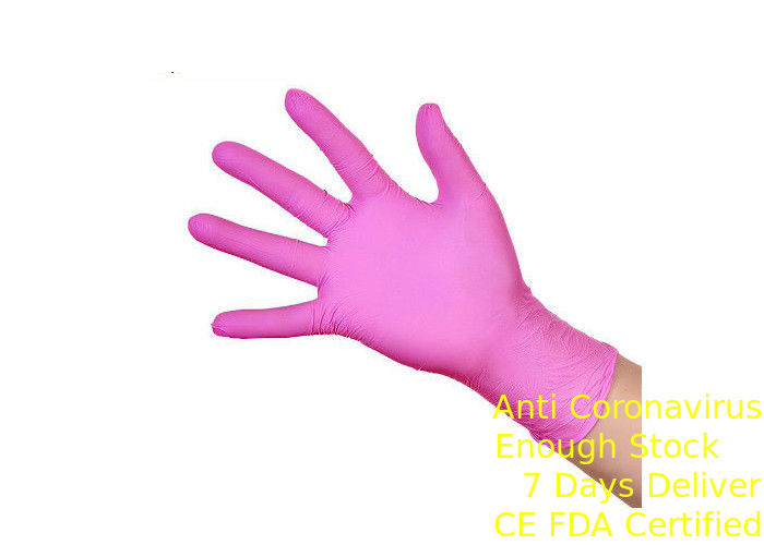 Material médico disponible del nitrilo de los guantes de la flexibilidad fuerte ningunas alergias proveedor