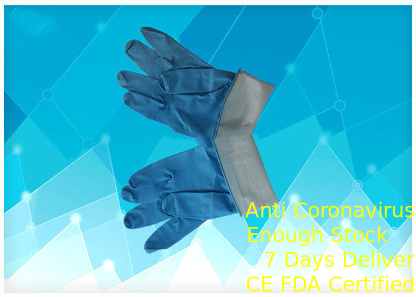 Tamaño multi a prueba de polvo material de goma de los guantes médicos disponibles altamente flexurales proveedor