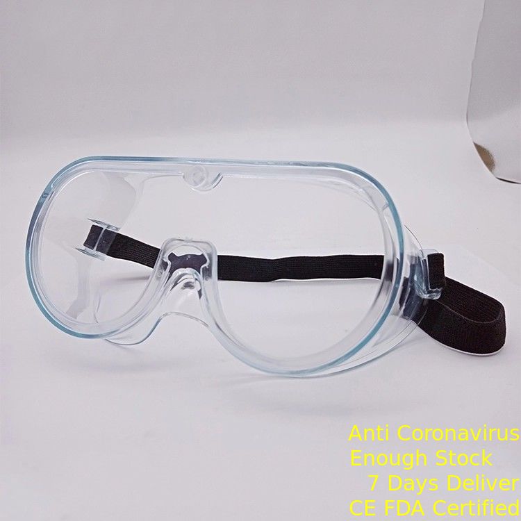 Capítulo blanco de seguridad de las gafas de la capa doble de la lente médica de encargo de la PC anti - chapoteo proveedor