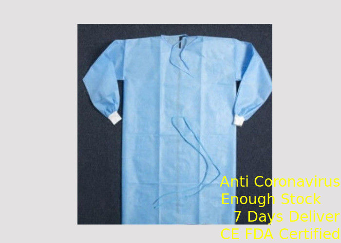 Vestido quirúrgico disponible resistente Spunbonded de la abrasión con la certificación del ISO proveedor