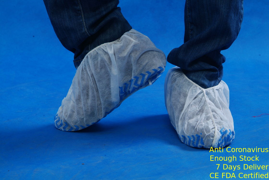 El zapato disponible higiénico de la protección del piso cubre respirable para el lugar de trabajo de la construcción proveedor