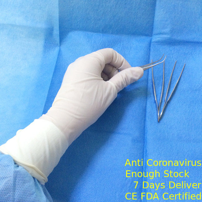 Uso elástico del examen médico de los guantes quirúrgicos disponibles libres del polvo buen proveedor