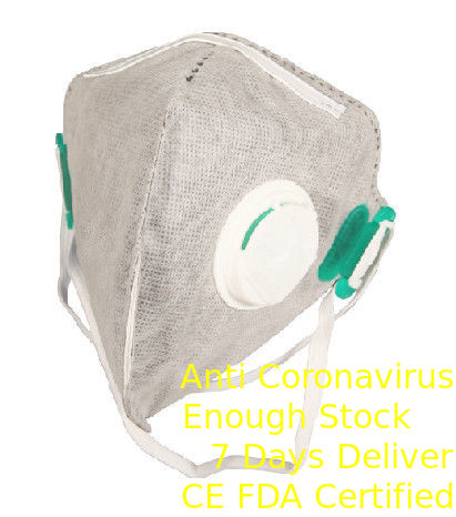 Máscara activada del respirador del carbono FFP2 color gris de 4 capas no que estimula proveedor