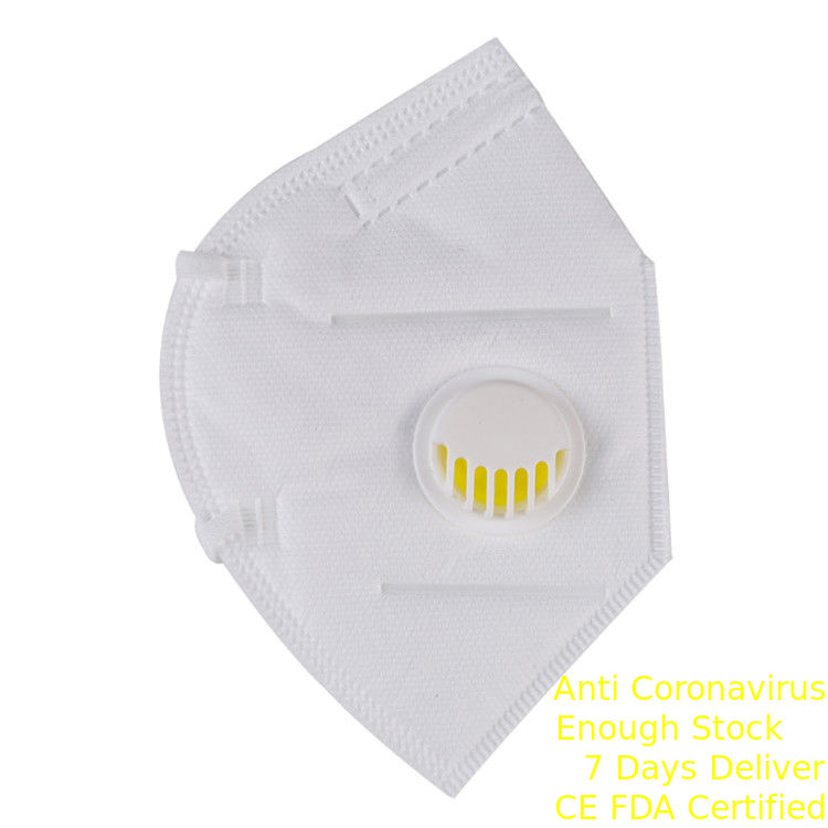 Color blanco que dobla el tipo del oído de la ejecución de la máscara del respirador FFP2 para el lugar público proveedor