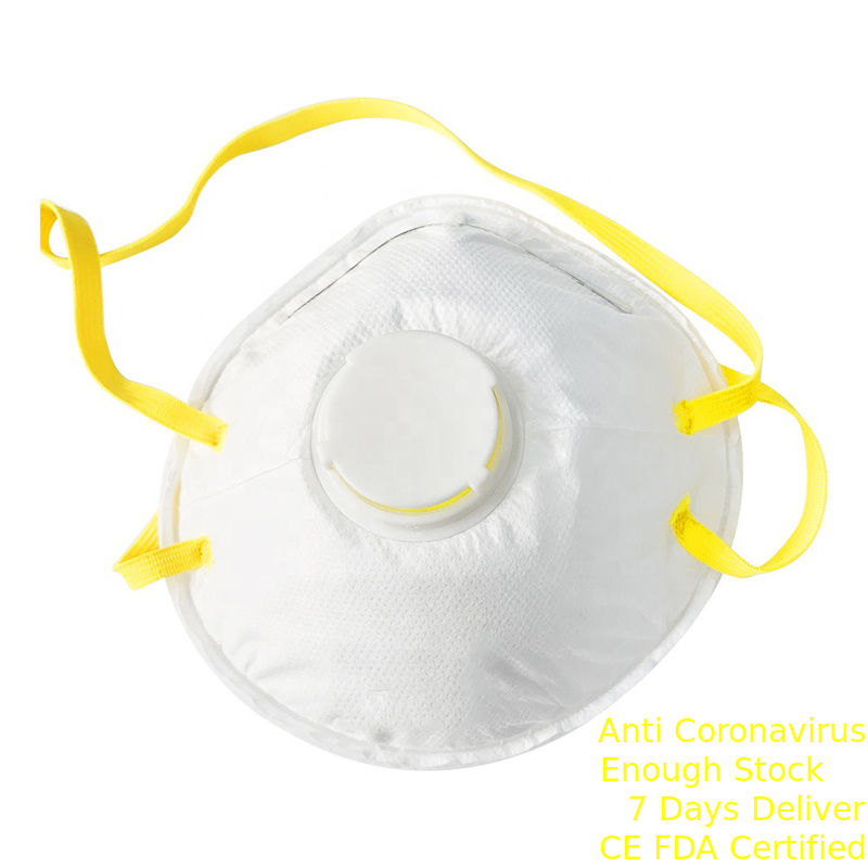 Tipo máscara disponible de FFP2, máscara del gancho de polvo Valved respirable proveedor