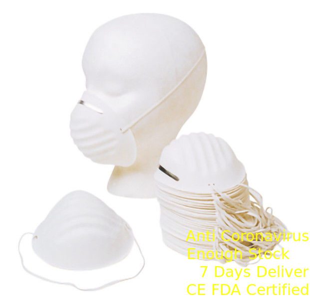Máscara anti respiratoria blanca cómoda de la taza del polvo FFP2 de la máscara protectora KN95 proveedor