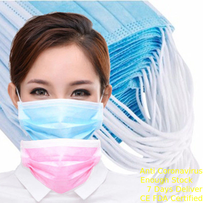 La máscara de respiración disponible de los lugares públicos, 3 maneja la mascarilla no tejida proveedor