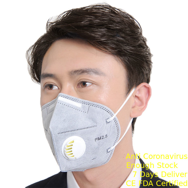 Polvo anti no tejido plegable de la tela de la máscara FFP2 de la seguridad que lleva la máscara médica proveedor