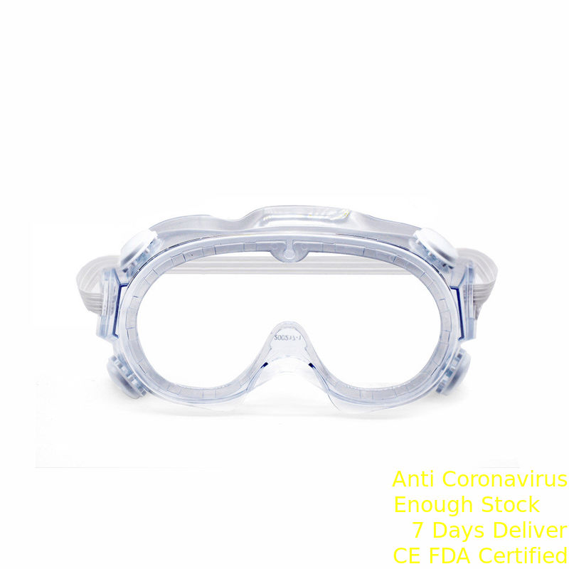 Material médico de encargo resistente a los choques del policarbonato de las válvulas de las gafas cuatro proveedor