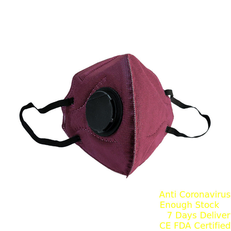 Máscara de respiración plana del filtro del virus del doblez vertical plegable anti de la máscara FFP2 proveedor